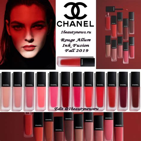 chanel rouge allure ink свотчи|chanel rouge allure ink.